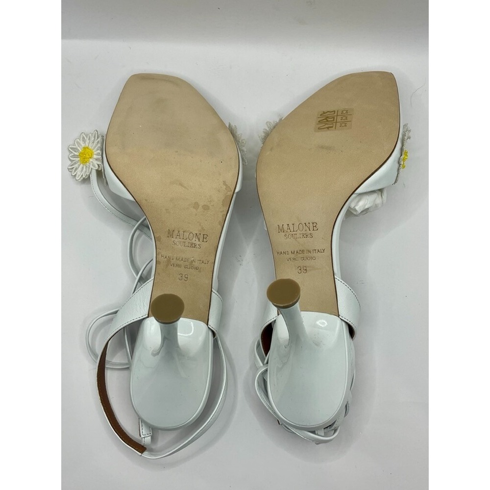 Malone Souliers Emily In Paris Mindy Embellished Leather Sandals Size EU 39 NIB - Picture 4 of 10